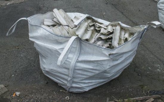 Sac d'amiante